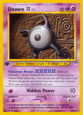 Image for Unown [X] (030/105) (N4) - Pokemon