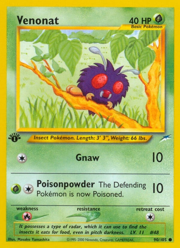 Image for Venonat (090/105) (N4) - Pokemon