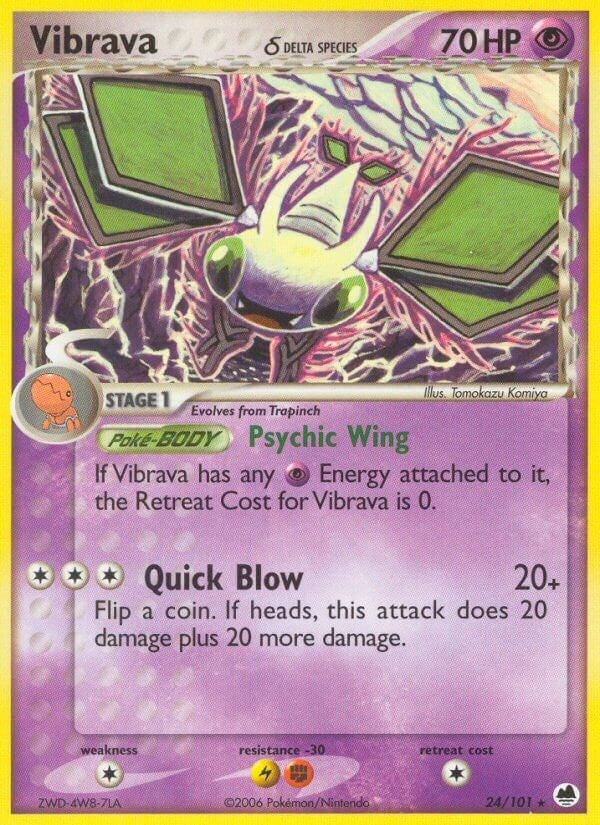 Image for Vibrava - 024/101 (Delta Species) (24/101) (DF) - Pokemon