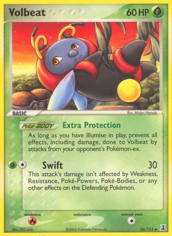 Image for Volbeat (56/113) (DS) - Pokemon