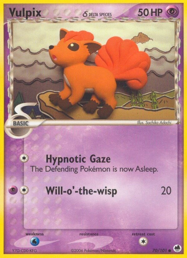 Image for Vulpix (Delta Species) (70/101) (DF) - Pokemon
