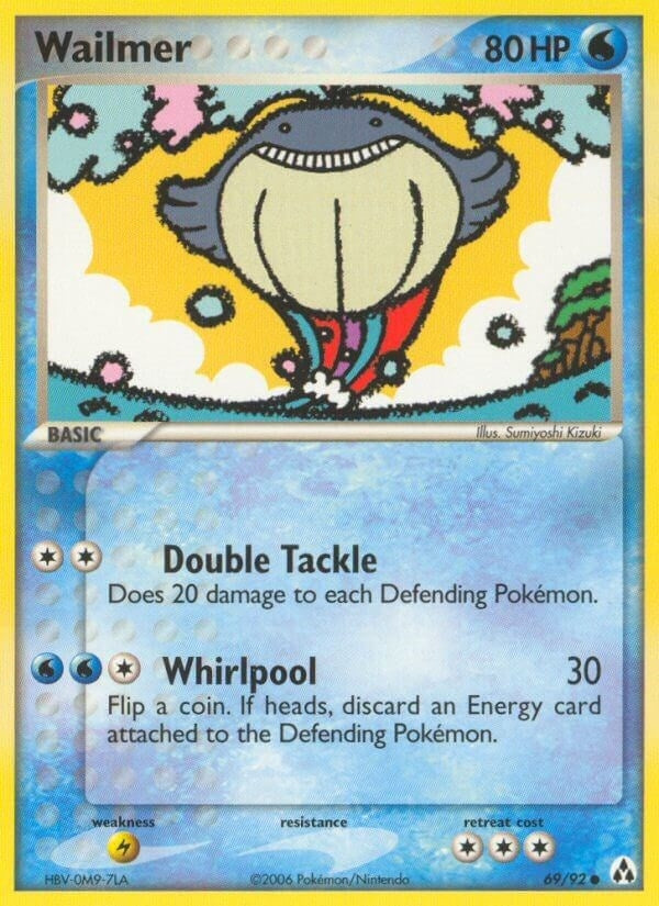 Image for Wailmer (69/92) (LM) - Pokemon
