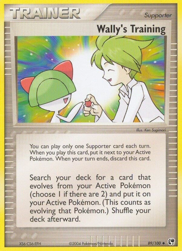 Image for Wally's Training (89/100) (SS) - Pokemon
