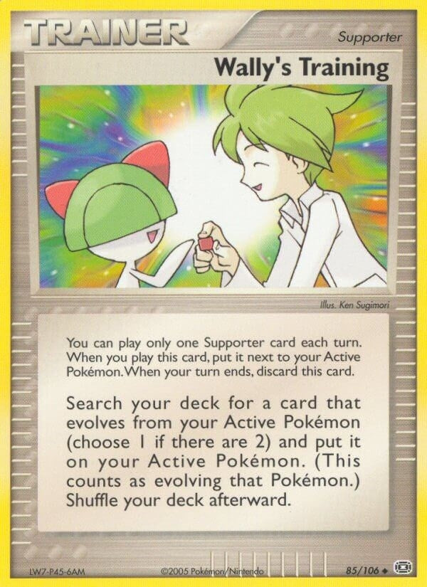 Image for Wally's Training (85/106) (EM) - Pokemon