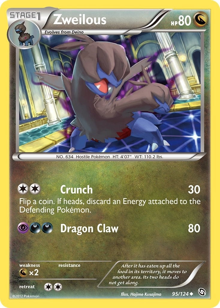 Image for Zweilous (95) (95/124) (DRX) - Pokemon