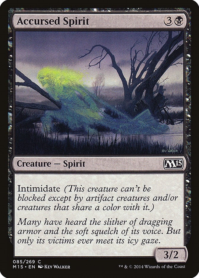 Image for Accursed Spirit (85) (Magic 2015 (M15)) - Magic: The Gathering