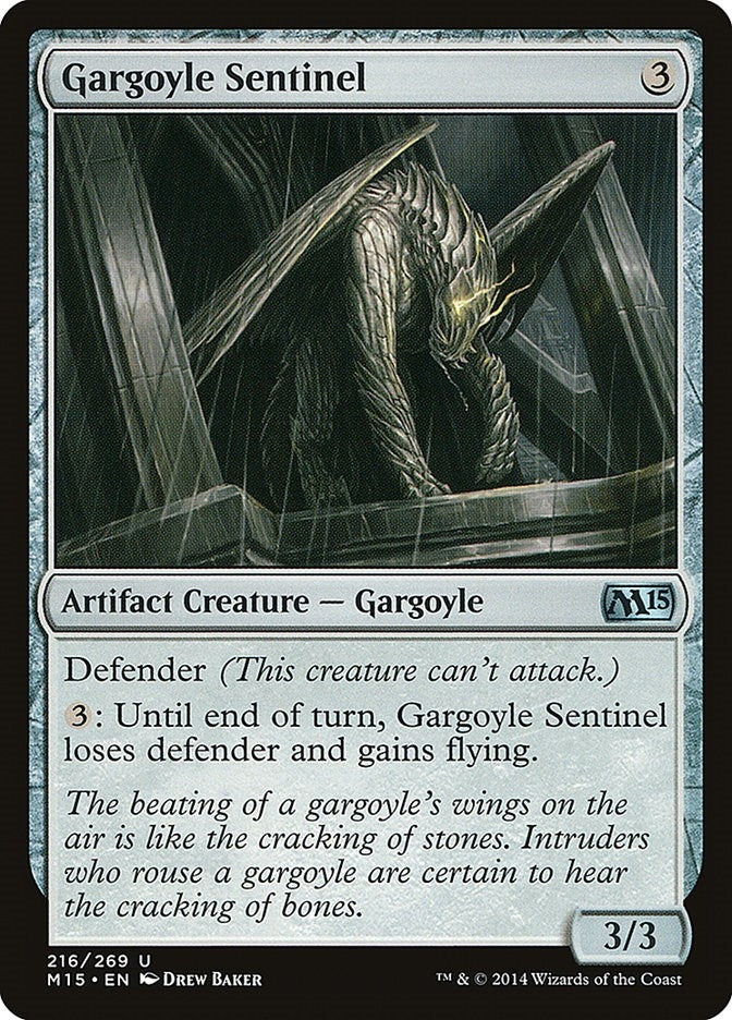 Image for Gargoyle Sentinel (216) (Magic 2015 (M15)) - Magic: The Gathering