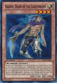 Image for Raiden, Hand of the Lightsworn (SDLI-EN003) (Structure Deck: Realm of Light) - YuGiOh