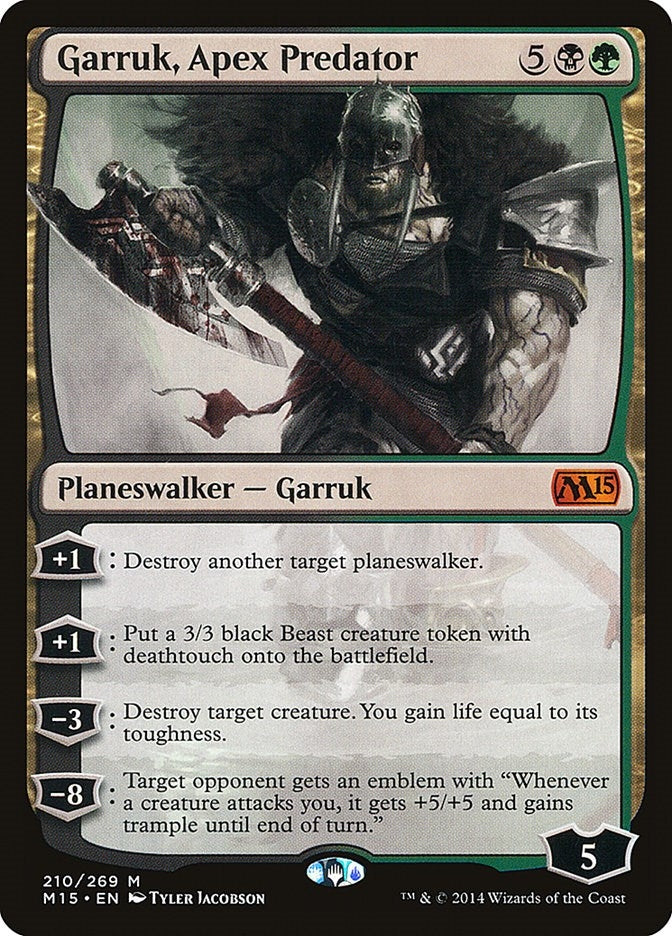 Image for Garruk, Apex Predator (210) (Magic 2015 (M15)) - Magic: The Gathering