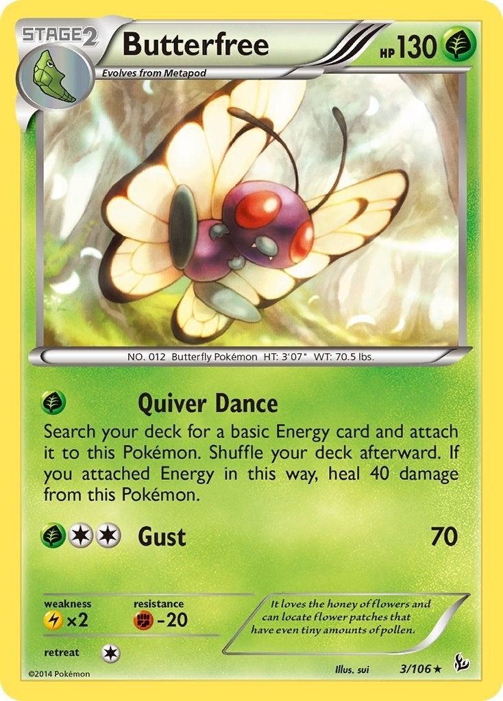 Image for Butterfree (3/106) (FLF) - Pokemon