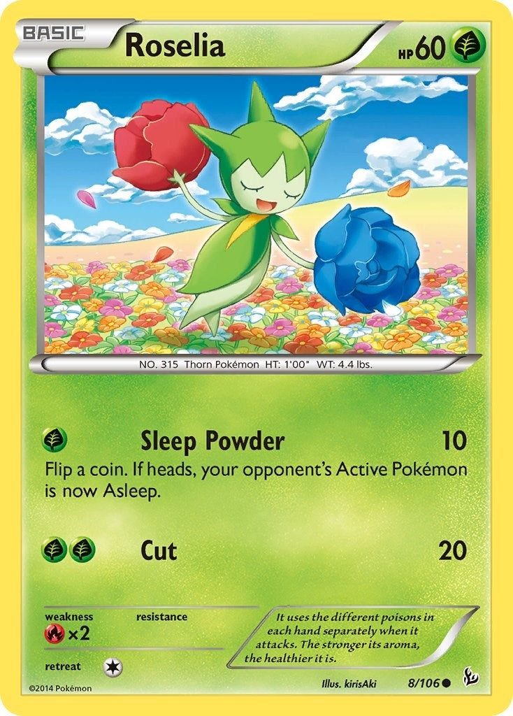 Image for Roselia (8/106) (FLF) - Pokemon