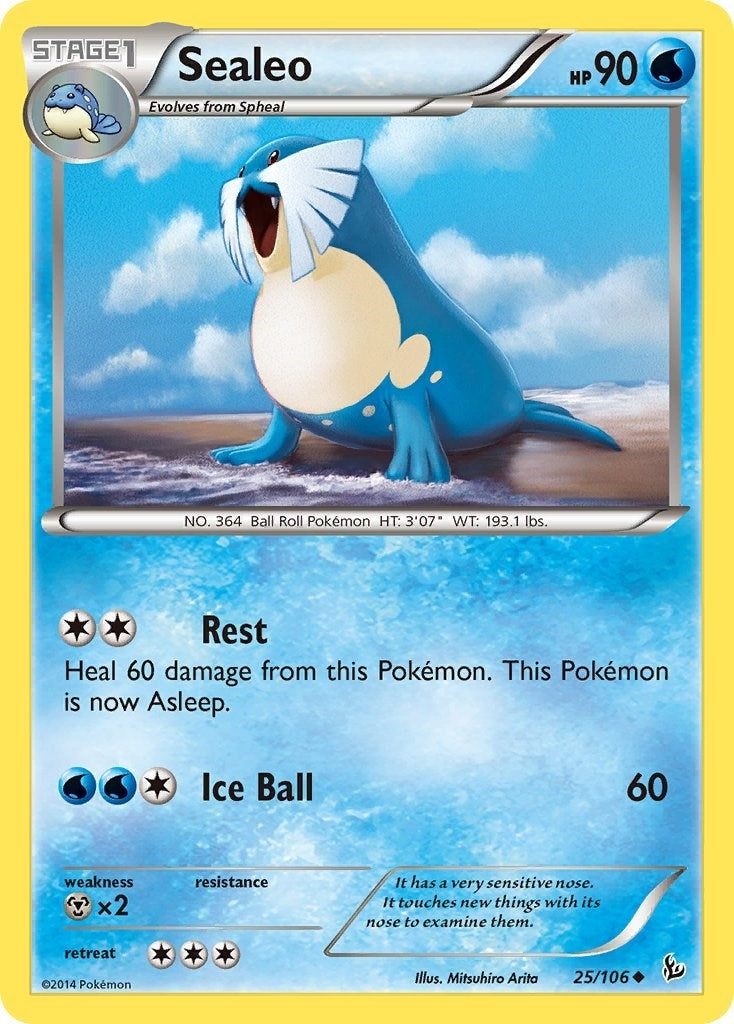 Image for Sealeo (25/106) (FLF) - Pokemon