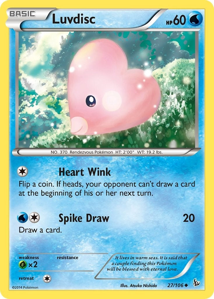 Image for Luvdisc (27/106) (FLF) - Pokemon