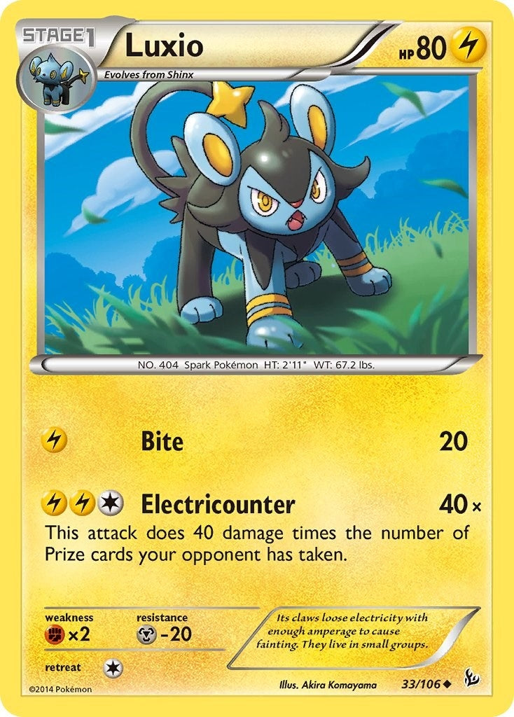 Image for Luxio (33/106) (FLF) - Pokemon
