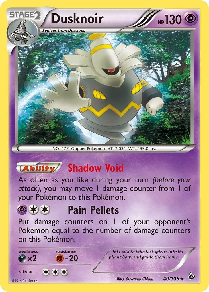 Image for Dusknoir (40/106) (FLF) - Pokemon