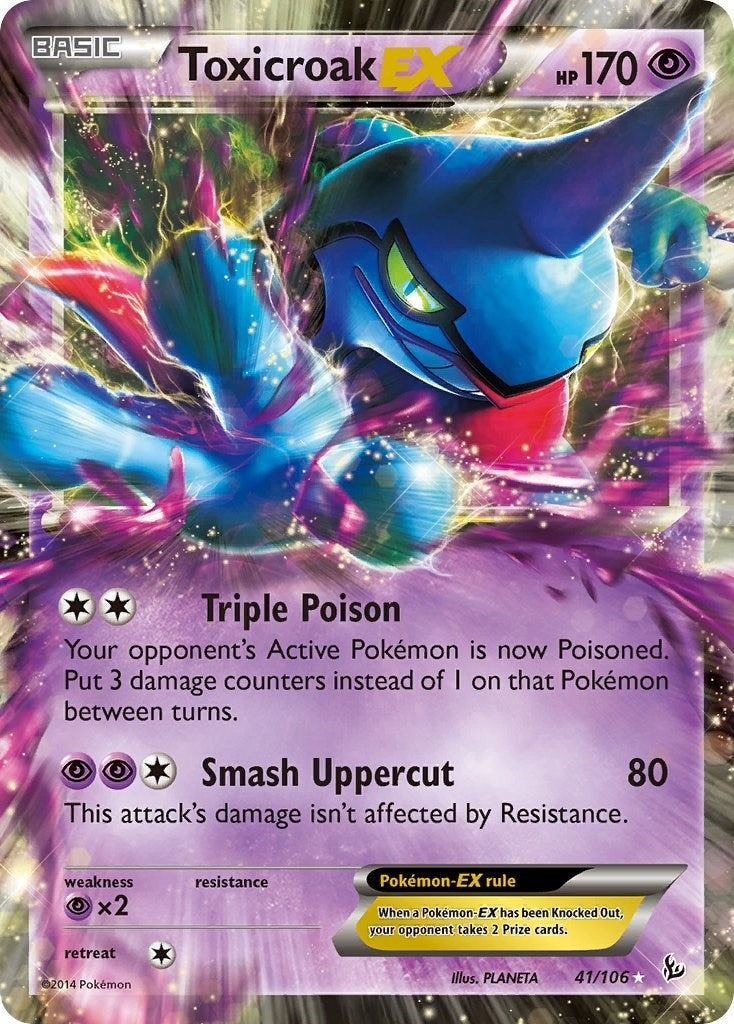Image for Toxicroak EX (41/106) (FLF) - Pokemon