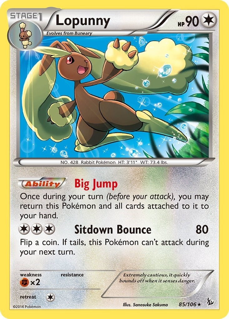 Image for Lopunny (85/106) (FLF) - Pokemon