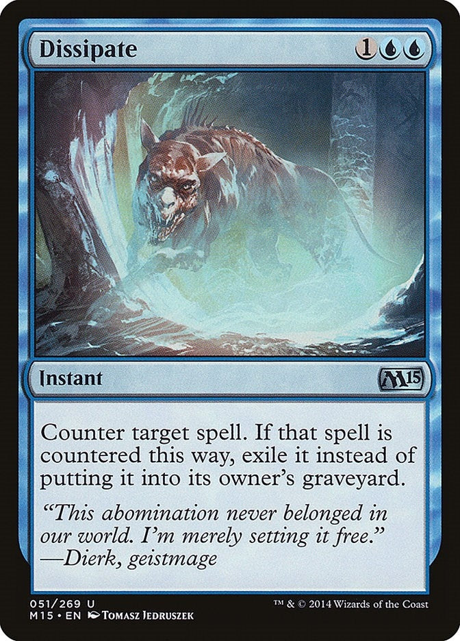 Image for Dissipate (51) (Magic 2015 (M15)) - Magic: The Gathering