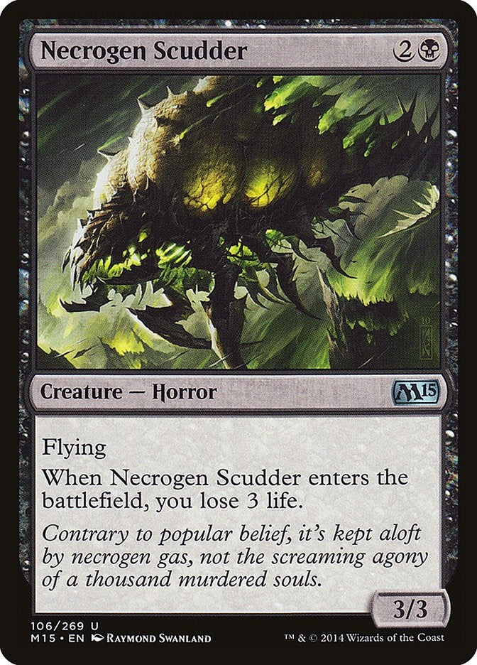 Image for Necrogen Scudder (106) (Magic 2015 (M15)) - Magic: The Gathering