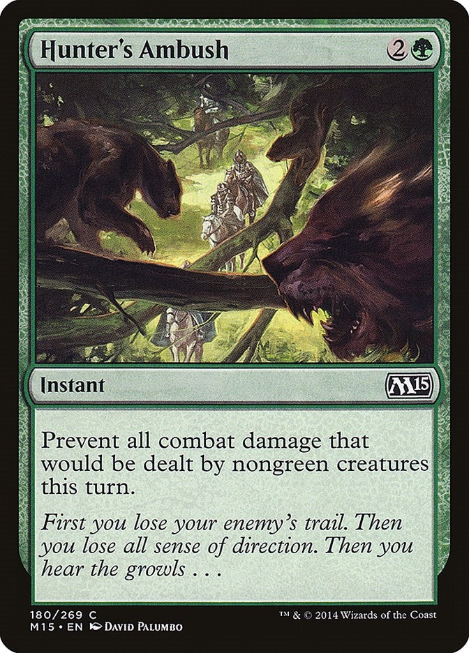 Image for Hunter's Ambush (180) (Magic 2015 (M15)) - Magic: The Gathering