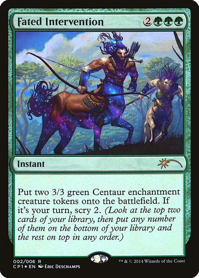Image for Fated Intervention (2) (Unique and Miscellaneous Promos) - Magic: The Gathering