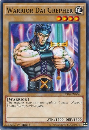 Image for Warrior Dai Grepher (YS14-EN006) (YS14) - YuGiOh