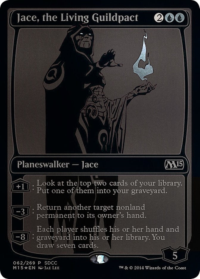 Image for Jace, the Living Guildpact (SDCC 2014 Exclusive) (62) (Media Promos) - Magic: The Gathering