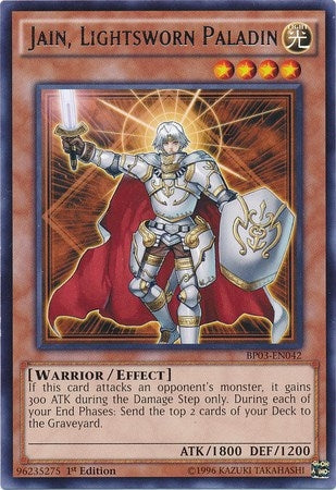 Image for Jain, Lightsworn Paladin (BP03-EN042) (BP03) - YuGiOh