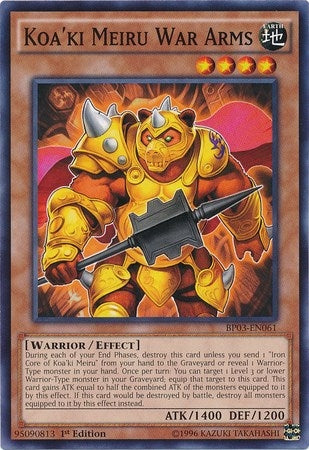 Image for Koa'ki Meiru War Arms (BP03-EN061) (BP03) - YuGiOh