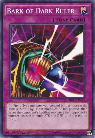 Image for Bark of Dark Ruler (BP03-EN191) (BP03) - YuGiOh