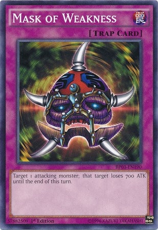 Image for Mask of Weakness (BP03-EN190) (BP03) - YuGiOh