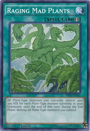 Image for Raging Mad Plants (BP03-EN165) (BP03) - YuGiOh