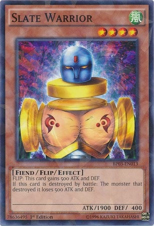 Image for Slate Warrior (Shatterfoil) (BP03-EN013) (BP03) - YuGiOh