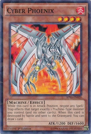 Image for Cyber Phoenix (Shatterfoil) (BP03-EN020) (BP03) - YuGiOh