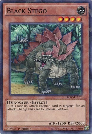 Image for Black Stego (Shatterfoil) (BP03-EN025) (BP03) - YuGiOh