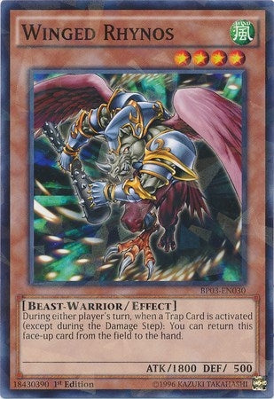 Image for Winged Rhynos (Shatterfoil) (BP03-EN030) (BP03) - YuGiOh