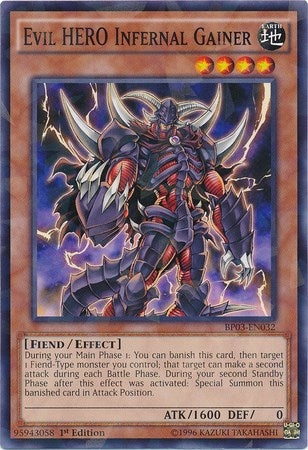 Image for Evil HERO Infernal Gainer (Shatterfoil) (BP03-EN032) (BP03) - YuGiOh