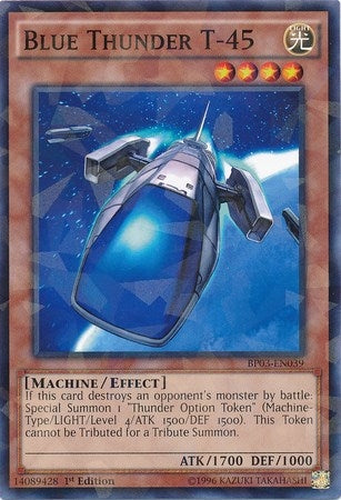 Image for Blue Thunder T-45 (Shatterfoil) (BP03-EN039) (BP03) - YuGiOh