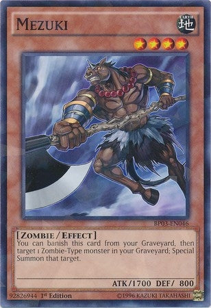 Image for Mezuki (Shatterfoil) (BP03-EN046) (BP03) - YuGiOh