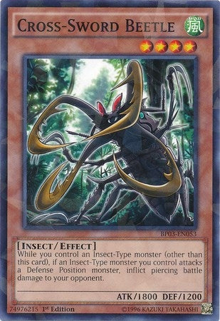 Image for Cross-Sword Beetle (Shatterfoil) (BP03-EN053) (BP03) - YuGiOh
