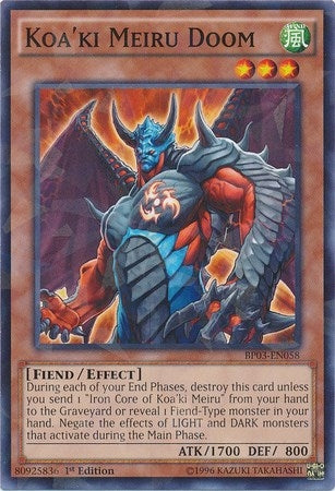 Image for Koa'ki Meiru Doom (Shatterfoil) (BP03-EN058) (BP03) - YuGiOh
