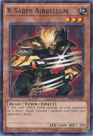 Image for X-Saber Airbellum (Shatterfoil) (BP03-EN063) (BP03) - YuGiOh