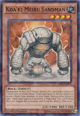 Image for Koa'ki Meiru Sandman (Shatterfoil) (BP03-EN072) (BP03) - YuGiOh