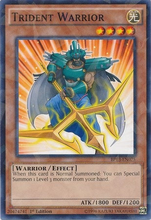 Image for Trident Warrior (Shatterfoil) (BP03-EN075) (BP03) - YuGiOh