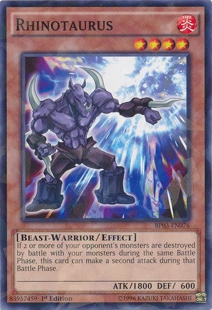 Image for Rhinotaurus (Shatterfoil) (BP03-EN076) (BP03) - YuGiOh