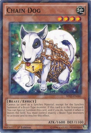 Image for Chain Dog (Shatterfoil) (BP03-EN080) (BP03) - YuGiOh