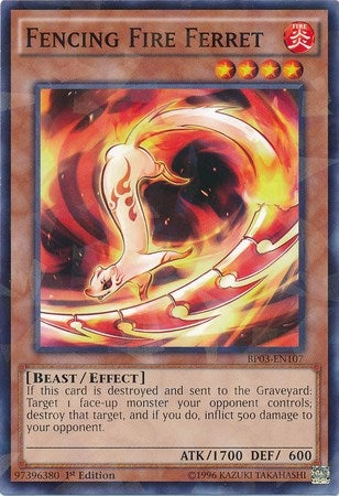 Image for Fencing Fire Ferret (Shatterfoil) (BP03-EN107) (BP03) - YuGiOh