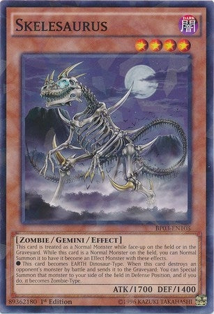 Image for Skelesaurus (Shatterfoil) (BP03-EN108) (BP03) - YuGiOh