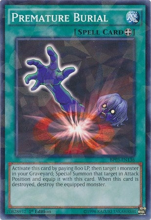 Image for Premature Burial (Shatterfoil) (BP03-EN136) (BP03) - YuGiOh