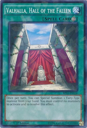 Image for Valhalla, Hall of the Fallen (Shatterfoil) (BP03-EN154) (BP03) - YuGiOh